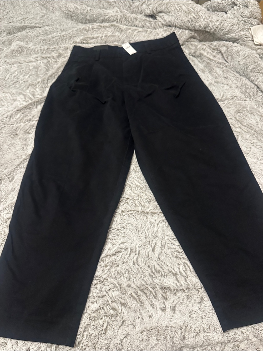Black Wide-Leg Bottoms